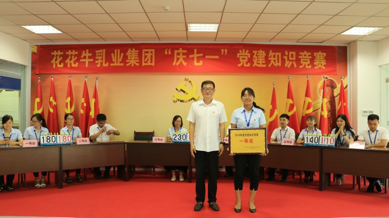知識(shí)競(jìng)賽爭先鋒   比學(xué)趕超展風(fēng)采 —— 花花牛乳業(yè)集團(tuán)黨委舉辦慶 “七一”黨建知識(shí)競(jìng)賽