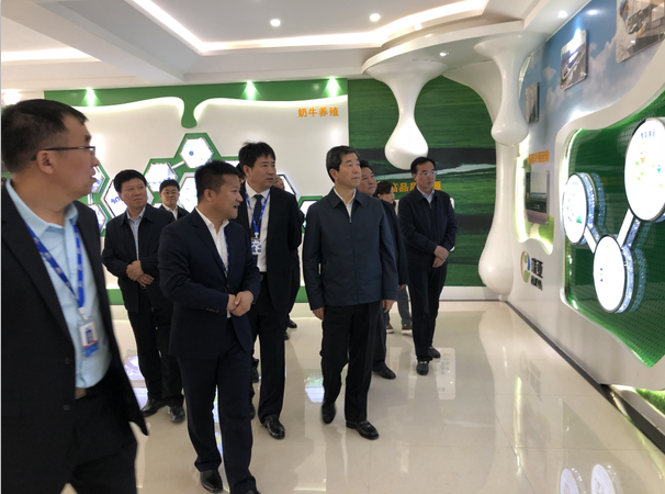 河南省委副書記、省長陳潤兒一行蒞臨 花花牛集團(tuán)魯山瑞亞牧業(yè)有限公司視察調(diào)研
